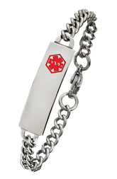 ALPINE Stainless Steel Kids Medical ID Bracelet SB602MED